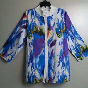 NWOT MISSLOOK Multi-Color Printed Blouse